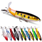 10pcs 1set 13g 10cm Premium Fishing Lure Kit Bass Trout Baits With Propeller Tail Durable Hooks Realistic Action For Freshwater